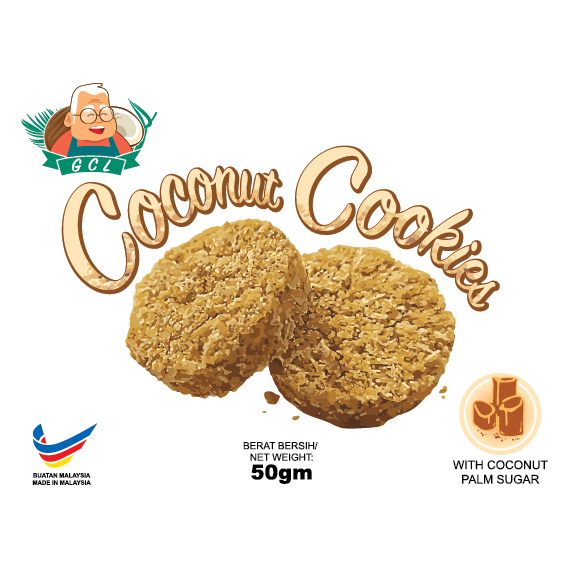 Coconut cookies Palm Sugar